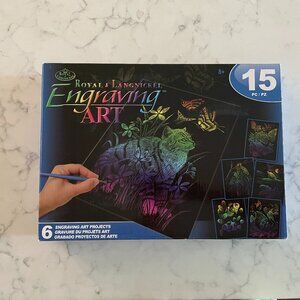 *♪ Engraving Art Kit - 6 Beautiful Projects - Brand New *♪